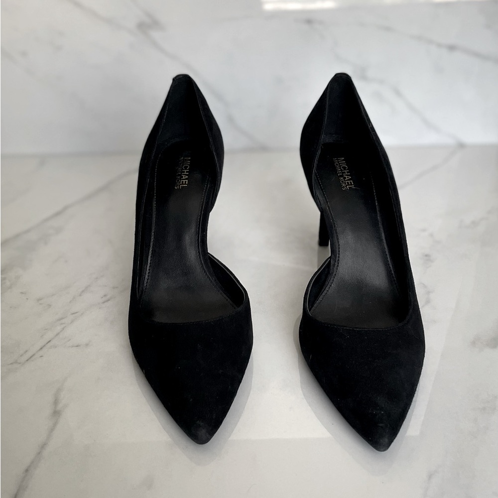 Michael Kors black suede pumps size 9